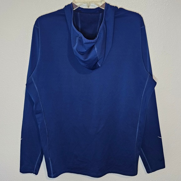 Arcteryx Blue Long Sleeve Hooded Performance Top - Picture 2 of 8